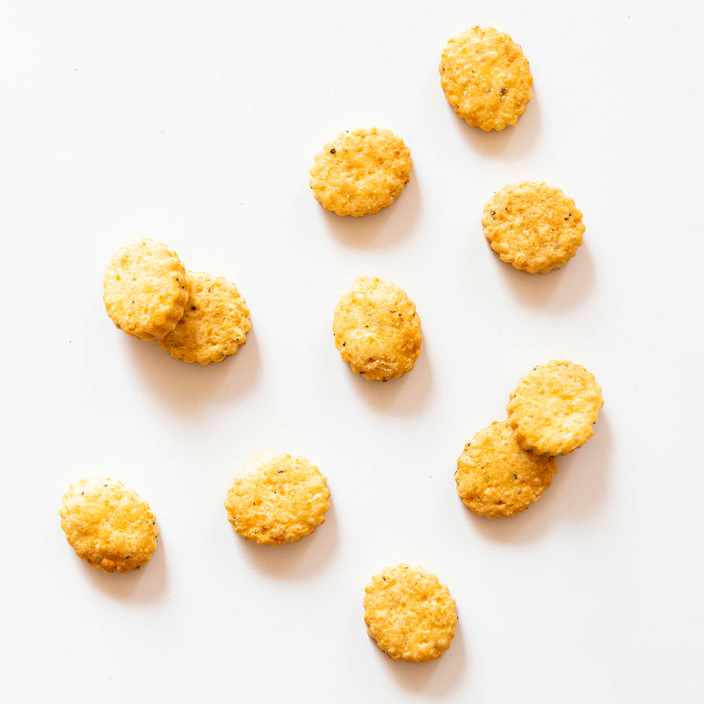 
                  
                    Load image into Gallery viewer, Peppery Cheddars - 140g
                  
                